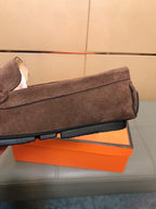GG Men's Loafer Brown Suede 526681