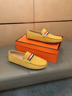 GG Men's Loafer Yellow Suede 526674