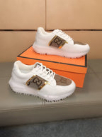 GG Men's Sneaker White Cowhide 735848