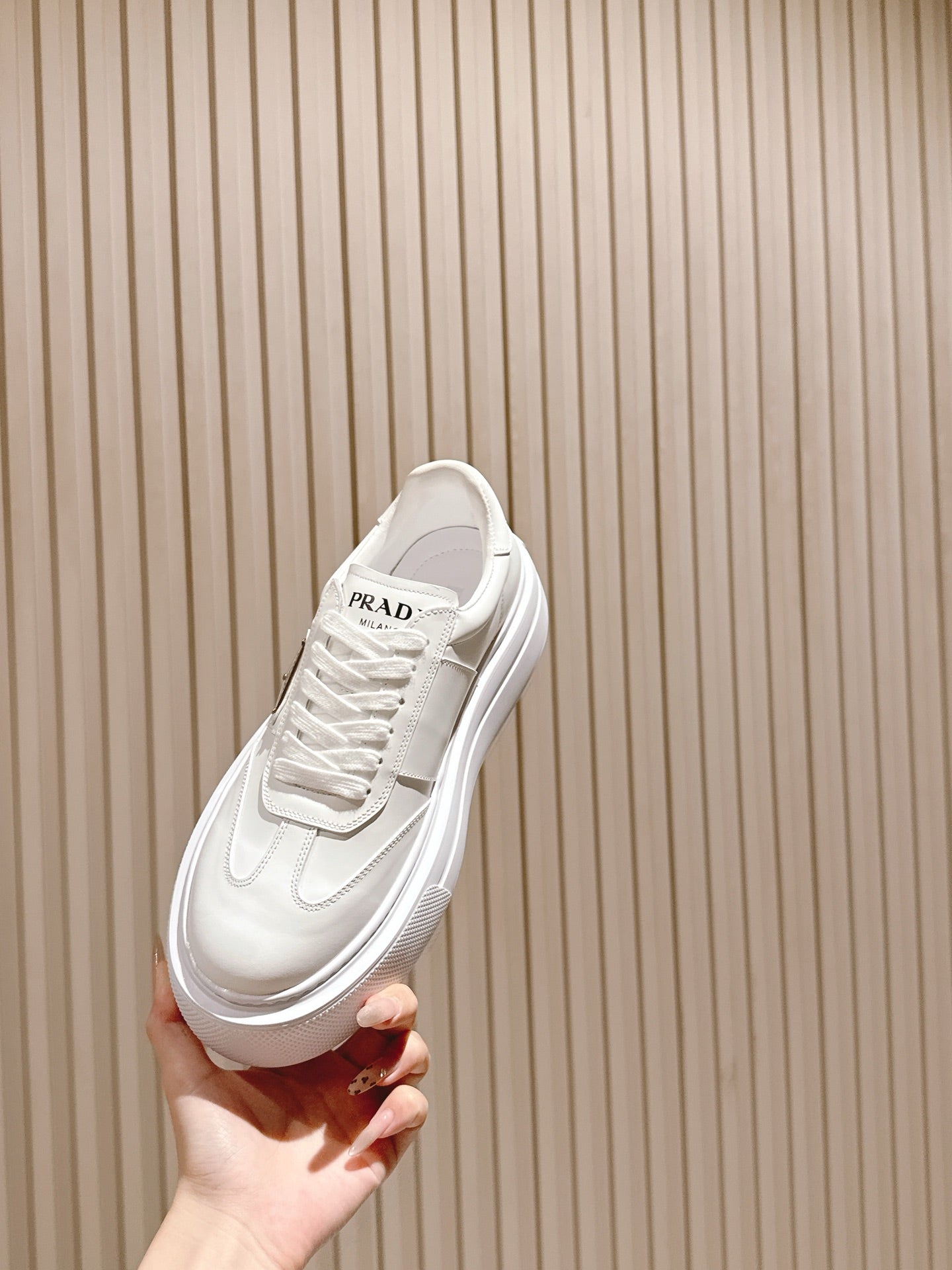PRA 25s Casual Sneakers White Cowhide 449692