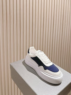 PRA 25s Low-Top Sneakers White/Blue Leather & Fabric 449697