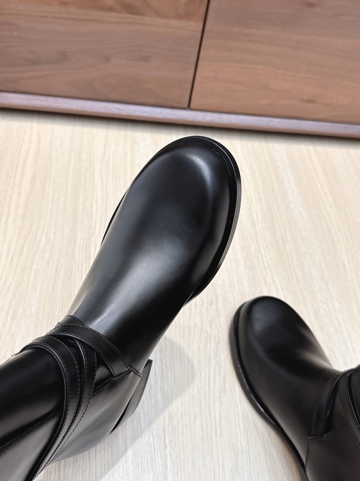 The Row 25ss Jodhpur Boots 20mm Black Cowhide 445427