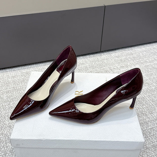 CD 26s High Heels Pump 85 Black Patent Leather 661472