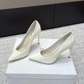 CD 26s High Heels Pump 105 White Patent Leather 661478