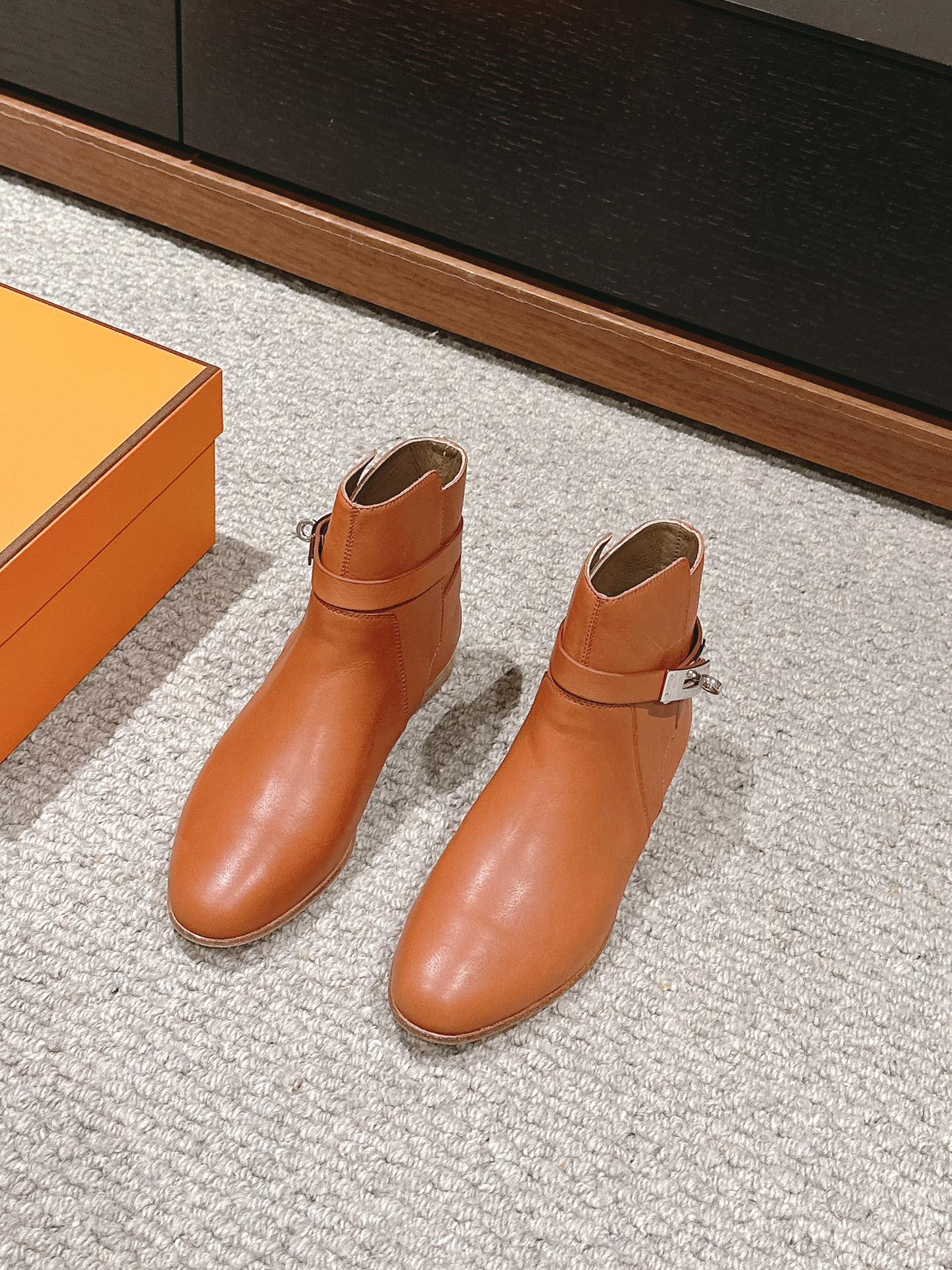 neo ankle boot brown calfskin