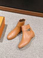 neo ankle boot light brown calfskin