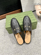 Horsebit Mule Black GG Leather
