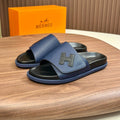 HM Men's Slide Blue Cowhide 684848
