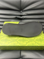 GG Men's 25 Monogram Slide Black Calfskin 540246