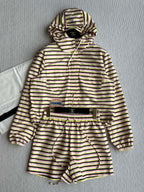 CC 25 Striped Suit Multicolor Polyester Fiber