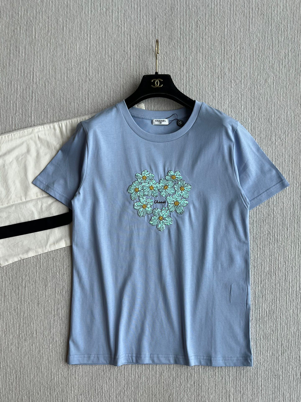 CC 25 Embroidered Sleeves Short Cotton