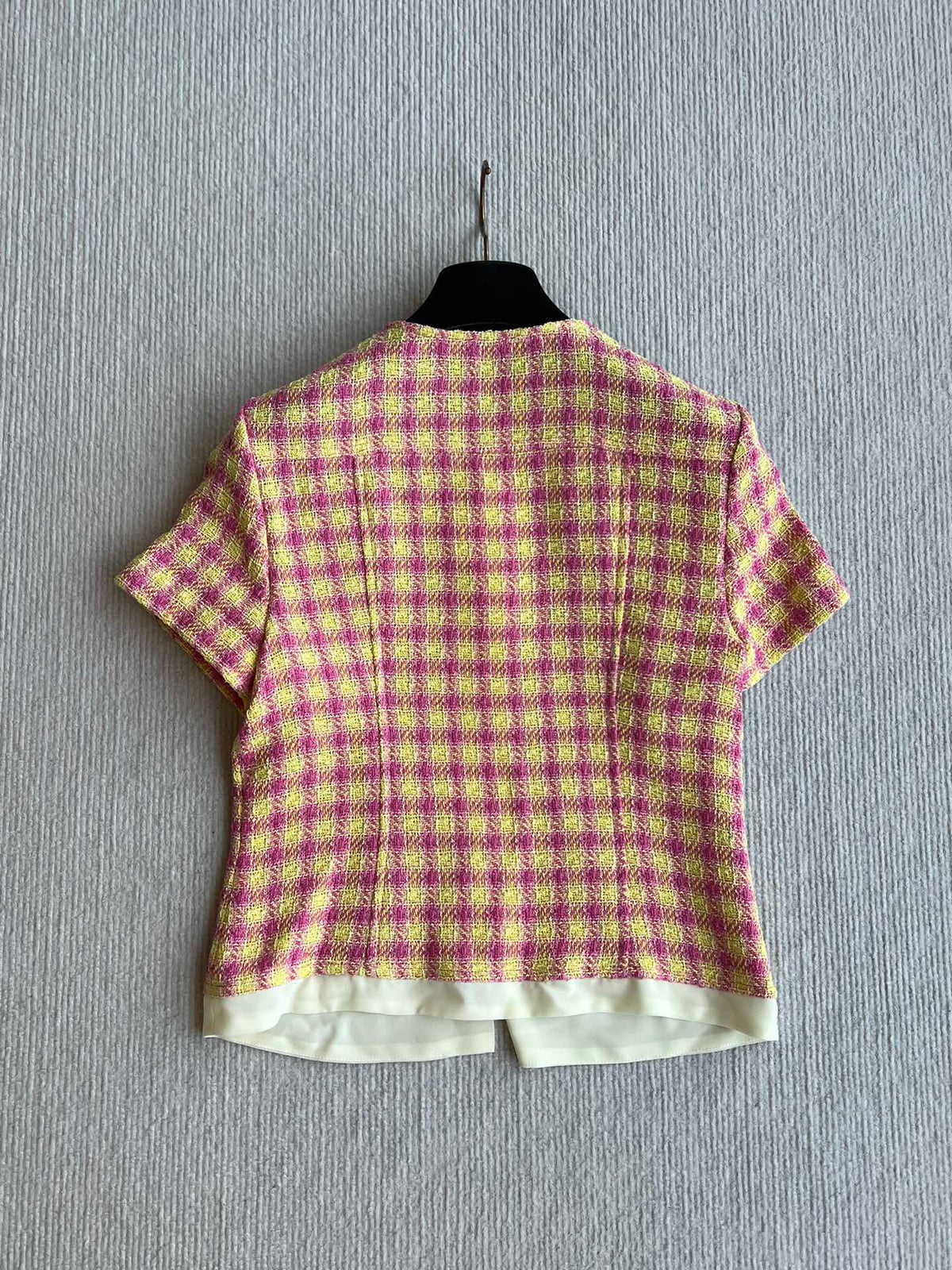 CC 25 Tweed Set Pink Yellow Cotton Polyester