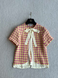CC 25 Tweed Set Pink Yellow Cotton Polyester