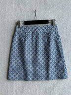 Celine 25 Skirt Blue Triacetate Polyester 275778