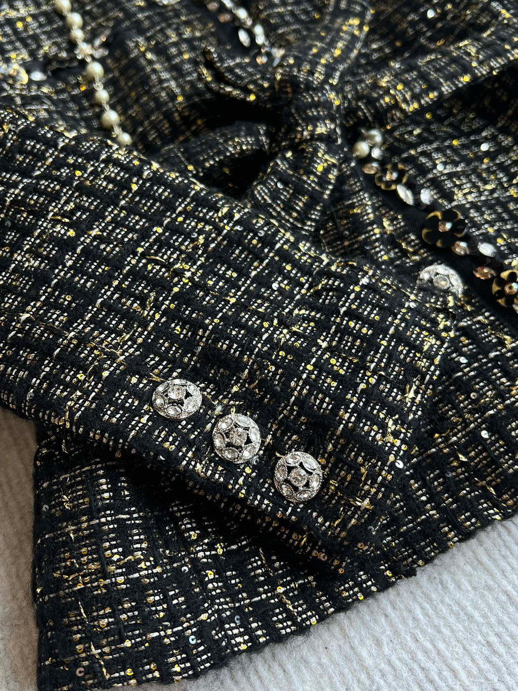 CC 25 Set Tweed Black Polyester Wool 289987