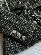 CC 25 Set Tweed Black Polyester Wool 289987