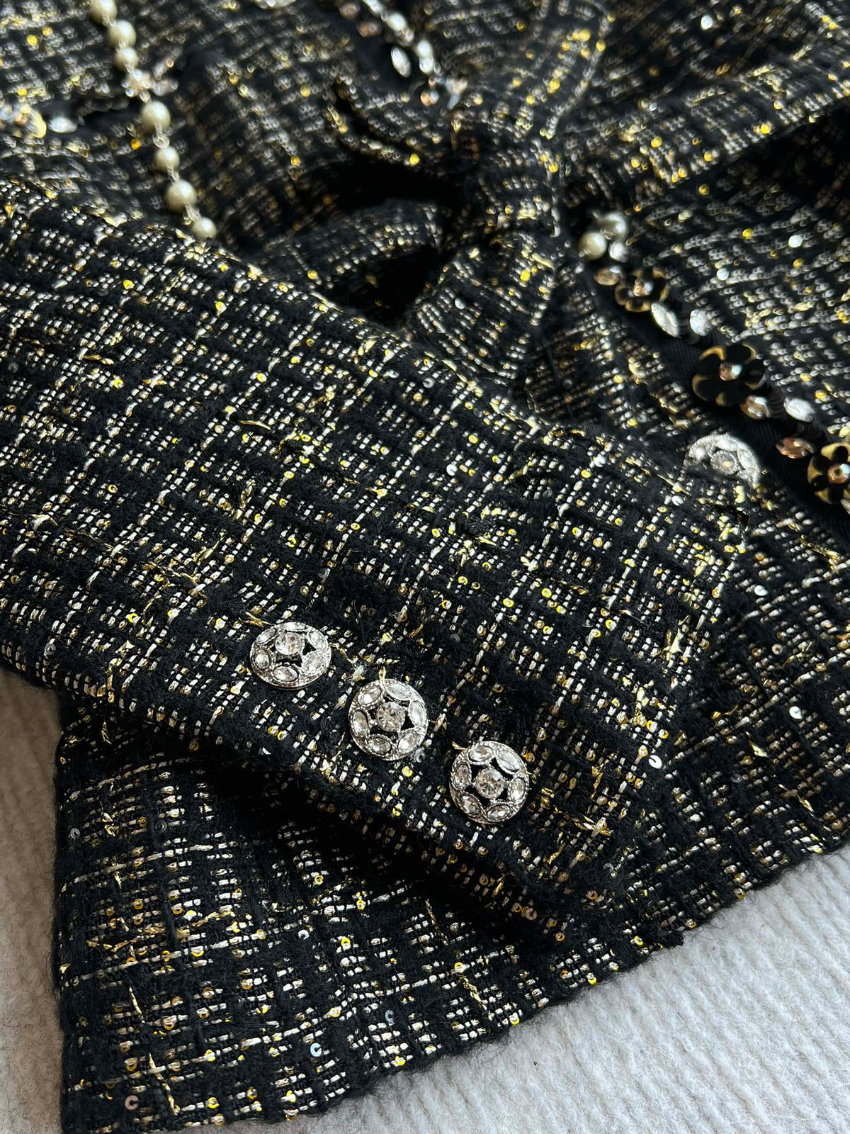 CC 25 Set Tweed Black Polyester Wool 289987