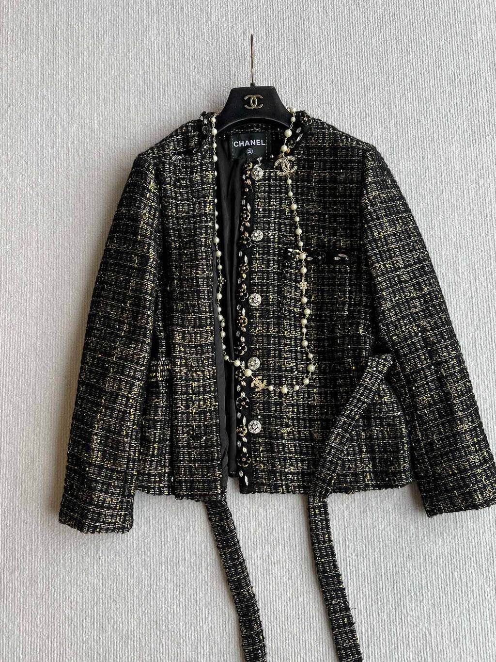 CC 25 Set Tweed Black Polyester Wool 289987