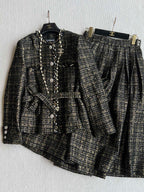 CC 25 Set Tweed Black Polyester Wool 289987