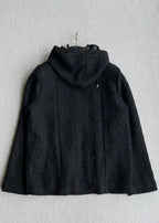 CC 25 Jacket Black Hooded Cotton 300144