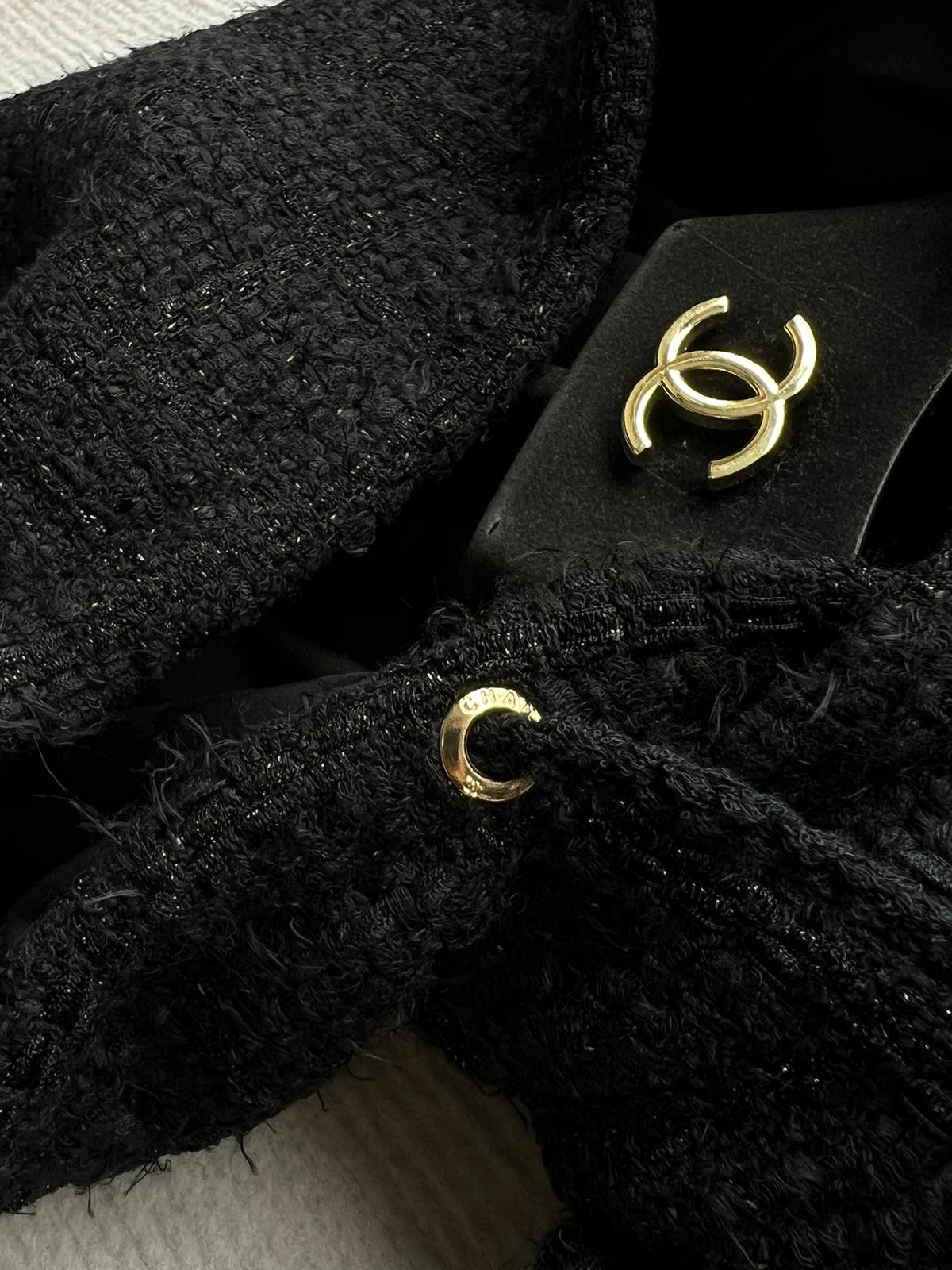 CC 25 Jacket Black Hooded Cotton 300144