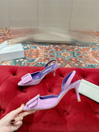 maysale 70 purple suede calfskin