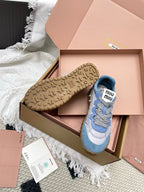 Miu Tyre Sneaker Grey Blue Suede 611342