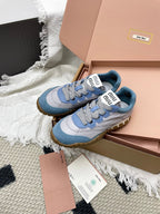 Miu Tyre Sneaker Grey Blue Suede 611342
