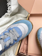 Miu Tyre Sneaker Grey Blue Suede 611342