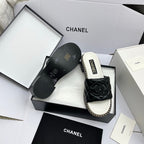 CC 26SS Black White Quilted Lambskin 726546