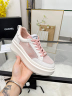CC 26s Sneaker Pink White Cowhide Mesh 723083