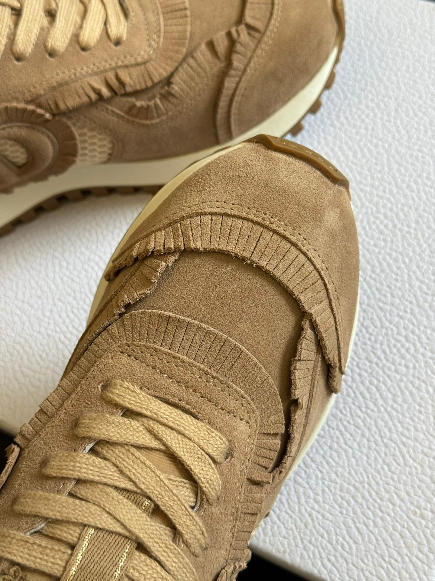 Cest CD Sneaker Brown Suede Calfskin and Mesh
