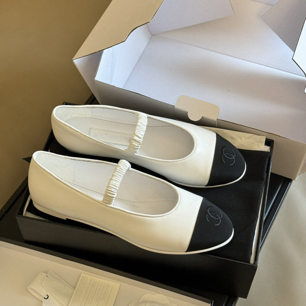 mary janes white black lambskin grosgrain
