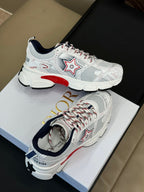 CD Chrono Sneaker White Mix Red Mesh Fabric 992629