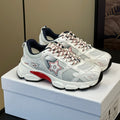 CD Chrono Sneaker White Mix Red Mesh Fabric 992629