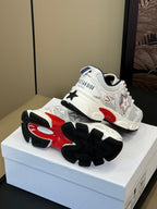 CD Chrono Sneaker White Mix Red Mesh Fabric 992629