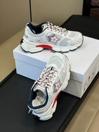 CD Chrono Sneaker White Mix Red Mesh Fabric 992629