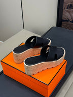 HM 25C Eze 30 Sandal Black Calfskin 212714