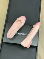 CC Classic Ballet Flats Pink Lambskin 282275