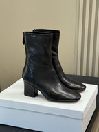 MiuMiu ankle boots black cowhide 521946
