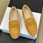 CD Alps Dior Boy Loafer Amber Gold Suede Wool 561811