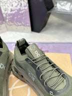 Loewe x On Cloudtilt Sneaker Moss Green Calfskin