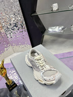STAPLER SNEAKER IN BEIGE AND GREY POLYURETHANE AND POLYESTER