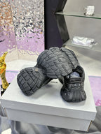 STAPLER SNEAKER IN BLACK MIX GRAY POLYURETHANE AND MESH