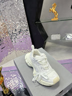 3XL SNEAKER IN WHITE MESH AND POLYURETHANE