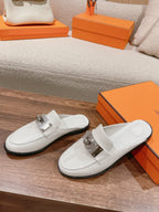 IOTA MULE BLANC DE PARIS CALFSKIN