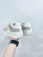 CD Star Platform Sneaker In Light Grey Suede 999870