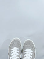 CD Star Platform Sneaker In Light Grey Suede 999872