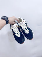 LP x NB 990v6 Sneaker 45mm dark blue suede calfskin and mesh fabric