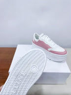 CELINE 25C Block Sneaker Pink mix White Calfskin 232000